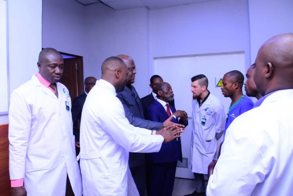 Kinshasa : Félix Tshisekedi inaugure le Centre Radiothérapie de l’Hôpital Nganda